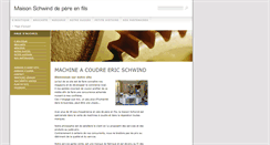 Desktop Screenshot of maisonschwind.com